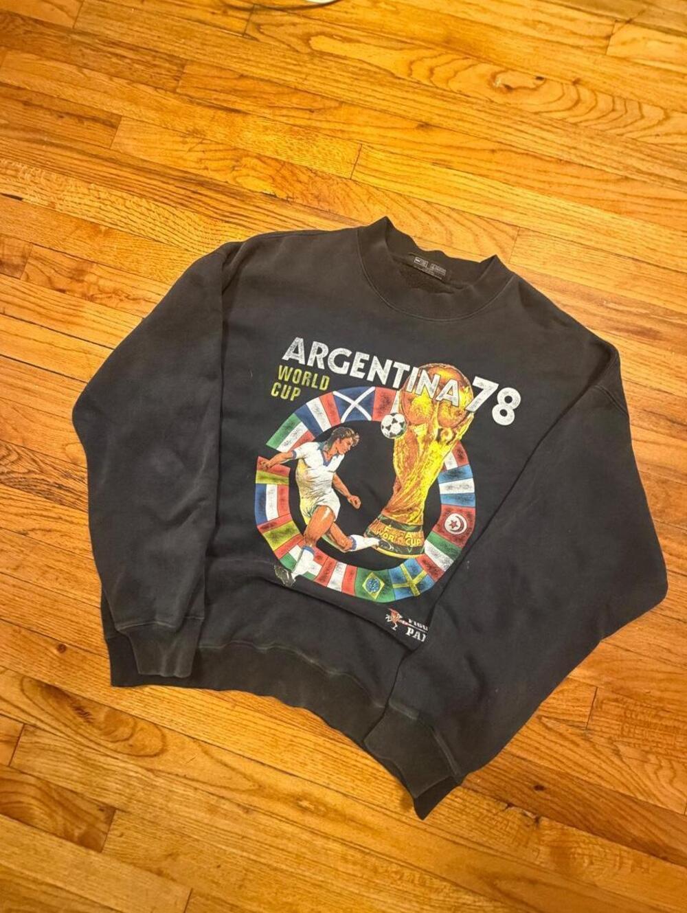 FIFA Men's Black and Navy Sweatshirt